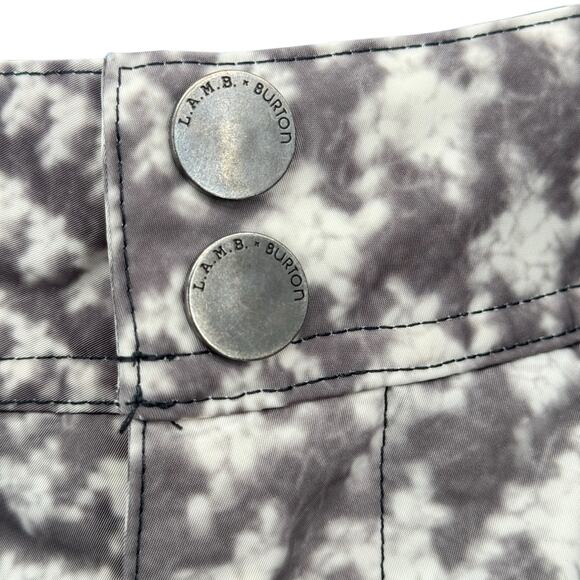 L.A.M.B. x Burton Snowboarding Pants Tuxedo Dryride Ski Gray Women SZ Small Lamb - Picture 7 of 15